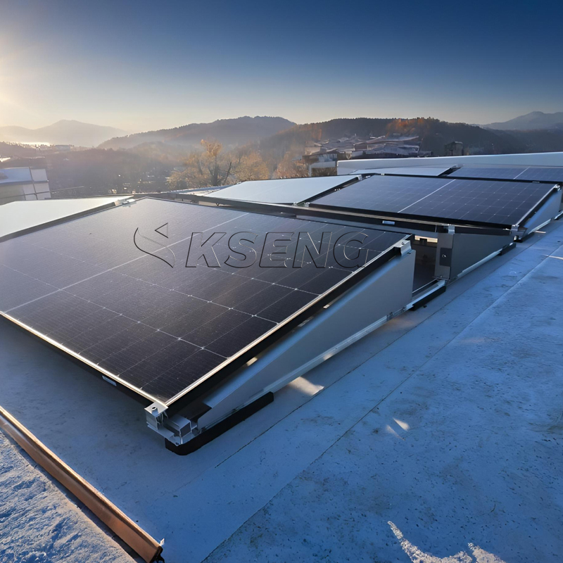 flat roof ballasted solar mount flat roof ballasted solar mount