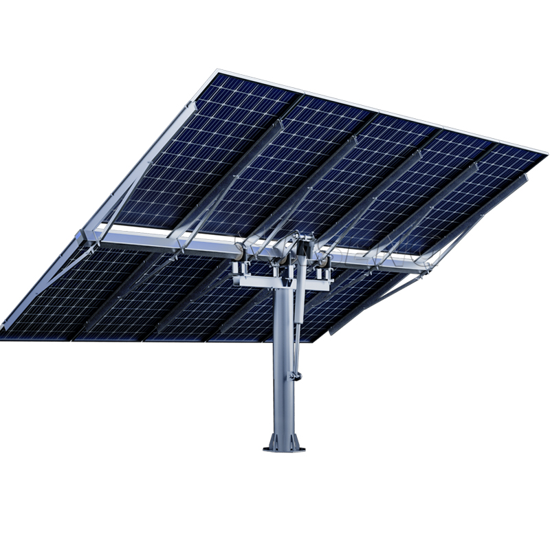 Land Metal Solar Racks System Single Post Tilt Solar Brackets Solar ...