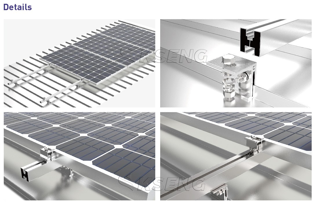 metal roof solar mounting system