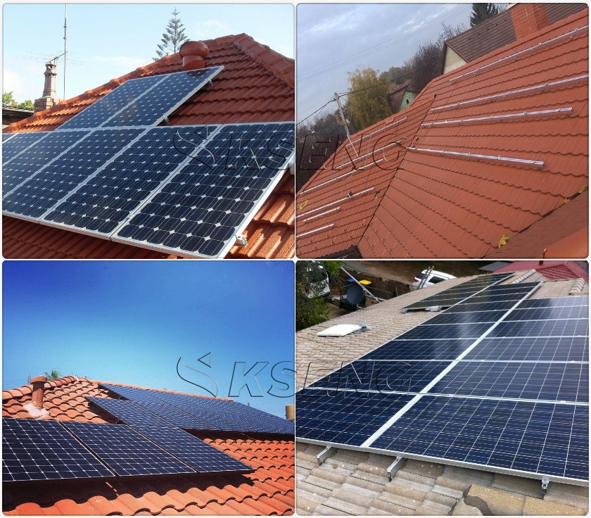 solar roof mounting system