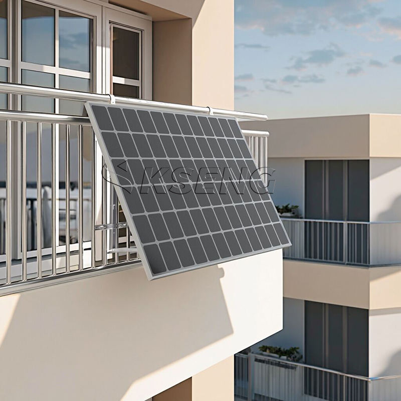 Securely mount your solar panels on balconies with this durable and adjustable balcony solar bracket Securely mount your solar panels on balconies with this durable and adjustable balcony solar bracket