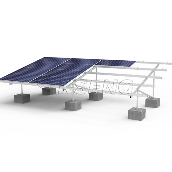 Solar Ground Mounting System with Concrete Base Manufacturers
