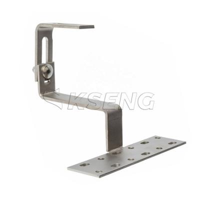 RH-0002 Height Adjustable PV Tile Roof Hooks for Pitched Roof Manufacturers
