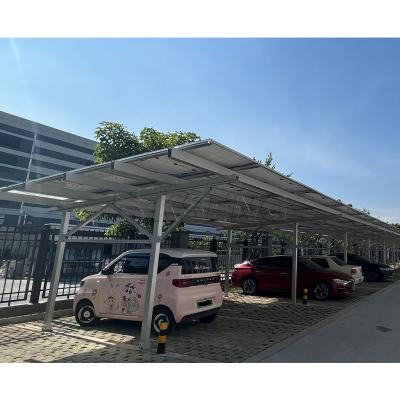 Solar Panel Carport Structure,Concrete Foundation Solar Carport ...