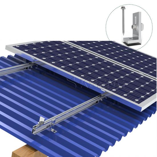Solar hanger bolts for PV module roof mounting system