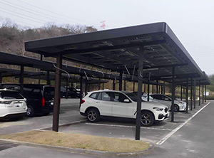 172.5KW-Waterproof Solar Carport Mounting System in Japan