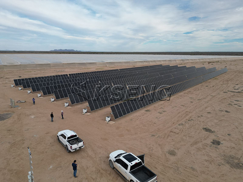 Kseng Solar Supplied KST-1P Solar Tracker for Solar Project in Mexico